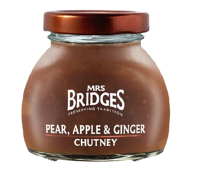 Chutney hruška, jablko a zázvor 100 g MRS BRIDGES - Delikatesy, dárky Delikatesy