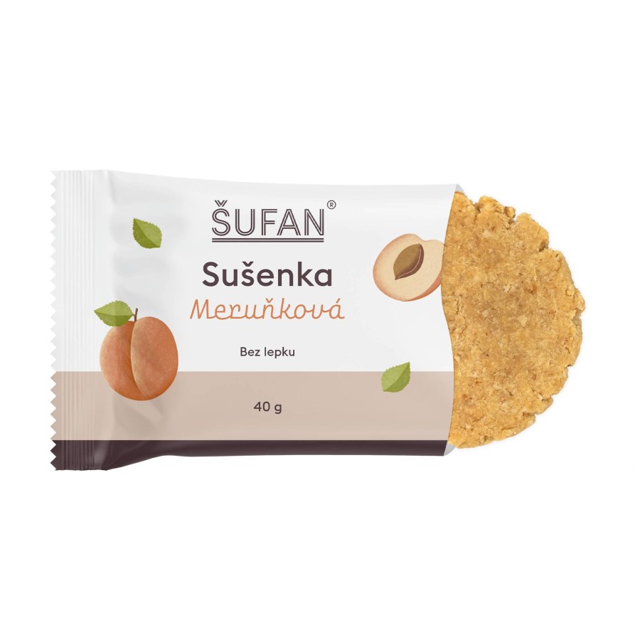 Sušenka meruňková 40 g Sušenka meruňková 40 g - Delikatesy, dárky Čokolády, bonbony, sladkosti