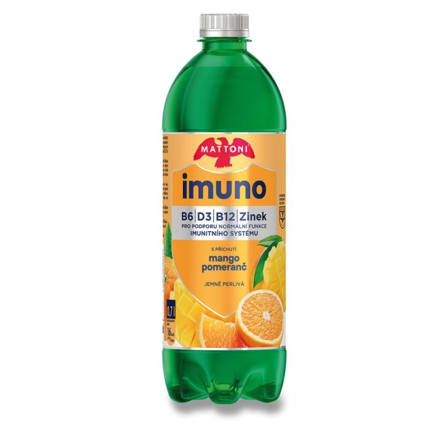 Voda minerální Mattoni imuno mango 0,7 l - Delikatesy, dárky Káva, čaj, nealkoholické nápoje