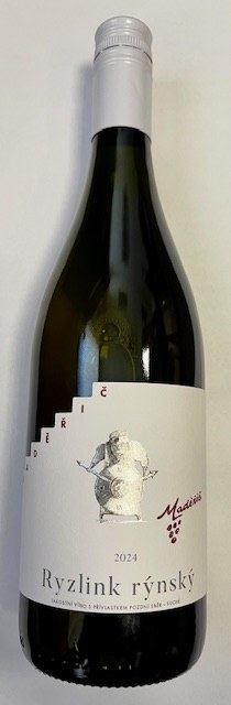 Víno Ryzlink rýnský 2024 PS, suché, 0,75 l, č.š. 4121, alk. 12,5 % Víno Ryzlink rýnský 2024 PS, suché, 0,75 l, č.š. 4121, alk. 12,5 % - Víno tiché Tiché Bílé