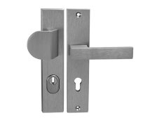 Kování bezpečnostní AXA-OMEGA 2 PLUS klika/madlo 92 mm vložka inox elox F6