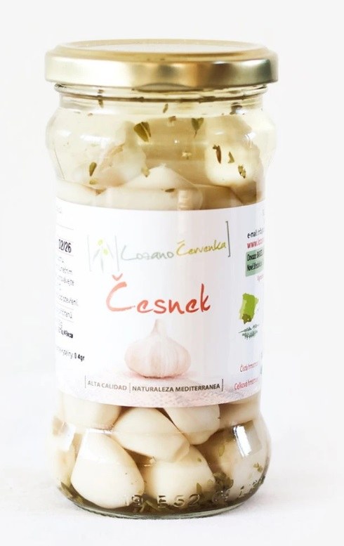 Česnek nakládaný 145 g - Delikatesy, dárky Delikatesy