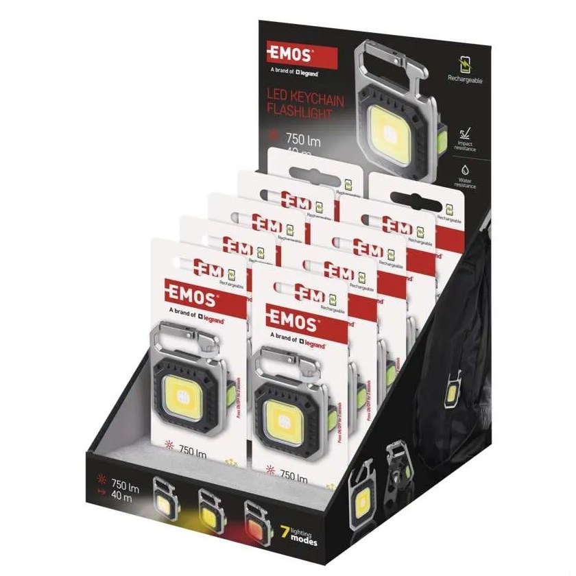 Přívěšek Svítilna nabíjecí COB LED P4714 750 lm Přívěšek Svítilna nabíjecí COB LED P4714 750 lm - Vybavení pro dům a domácnost Svítilny, žárovky, elektrické přísl.