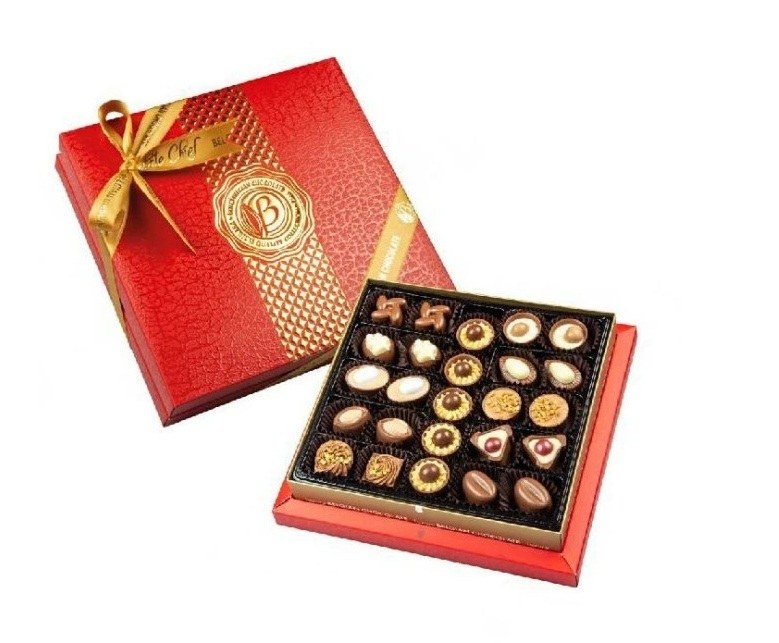 Pralinky z belgické čokolády Diamond Red 215 g BOLCI - Delikatesy, dárky Čokolády, bonbony, sladkosti