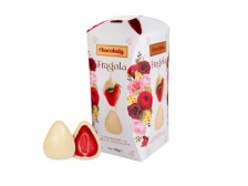 Jahody lyofilizované v bílé čokoládě Fragola 120 g CHOCOLADY