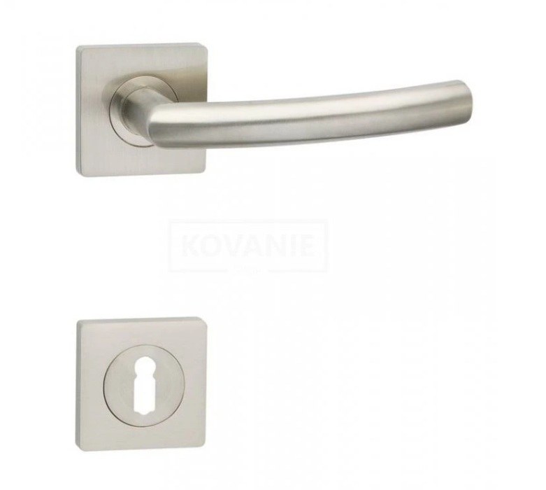 Kování rozetové SALI-S klika/klika klíč, rozeta 55x55 mm nerez IN - Kliky, okenní a dveřní kování, panty Kování dveřní Kování dveřní mezip. chrom, nikl, nerez