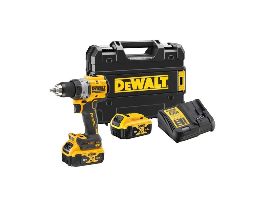 Vrtačka aku XR Brushless DD 2 x 5Ah/18V DCD800P2T-QW kufr DEWALT Vrtačka aku XR Brushless DD 2 x 5Ah/18V DCD800P2T-QW kufr DEWALT - Nářadí ruční a elektrické, měřidla Nářadí elektrické Vrtačky, šroubováky, kladiva, přísl.