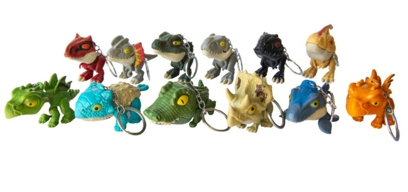 Přívěsek Dinosaurus hýbací Přívěsek Dinosaurus hýbací - Vybavení pro dům a domácnost Přívěsky, klíčenky, rozlišovače