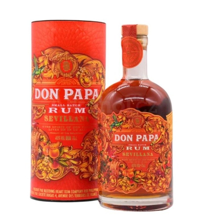 Rum Don Papa Sevillana 0,7 l alk.40% Rum Don Papa Sevillana 0,7 l alk.40% - Whisky, destiláty, likéry Rum