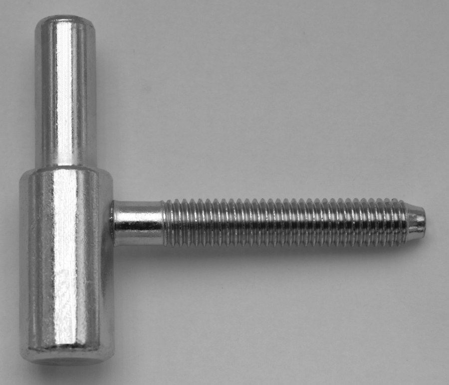 Závěs dveřní 60/10 SD M8 x 50 spodní díl, pravo-levý, zinek modrý Závěs dveřní 60/10 SD M8 x 50 spodní díl, pravo-levý, zinek modrý - Kliky, okenní a dveřní kování, panty Závěsy (panty) Závěsy dveřní