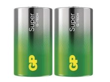 Baterie alkalická B1402 - GP SUPER D (LR20) balení 2 ks/cena za 1 ks