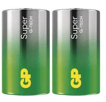 Baterie alkalická B1402 - GP SUPER D (LR20) balení 2 ks/cena za 1 ks - Vybavení pro dům a domácnost Baterie - monočlánky, příslušenství
