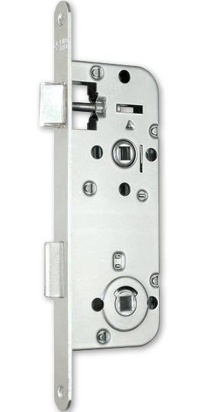 Zámek zadlabací MIDI 7 WC 90/230/8 mm bacset (dorn) 40 mm čelo 20 mm P-L Zámek zadlabací MIDI 7 WC 90/230/8 mm bacset (dorn) 40 mm čelo 20 mm P-L