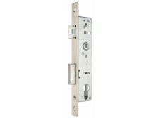 Zámek zadlabací EURO 90/60 backset (dorn) 45 mm čelo 22 mm ořech 8 x 8 mm EKO s protiplechem P-L