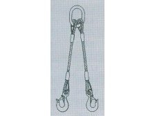 2-hák lanový průměr 10 mm délka 1,5 m