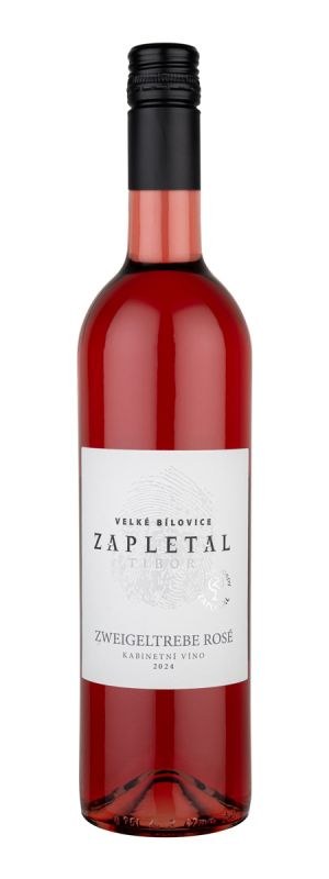 Víno Zweigeltrebe rosé 2024 suché kabinetní 0,75 l č. š. 0724 alk. 11,5 %
