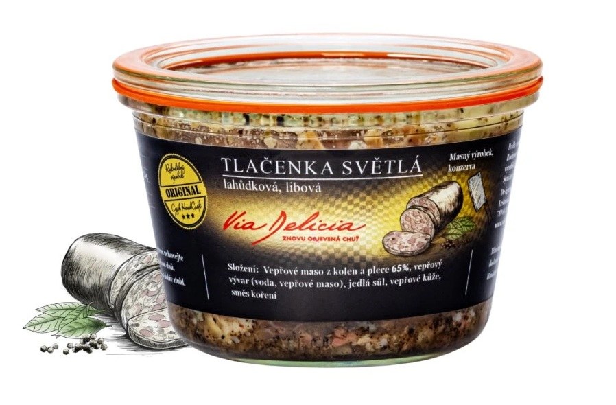 Tlačenka světlá lahůdková 300 g - Delikatesy, dárky Ostatní delikatesy