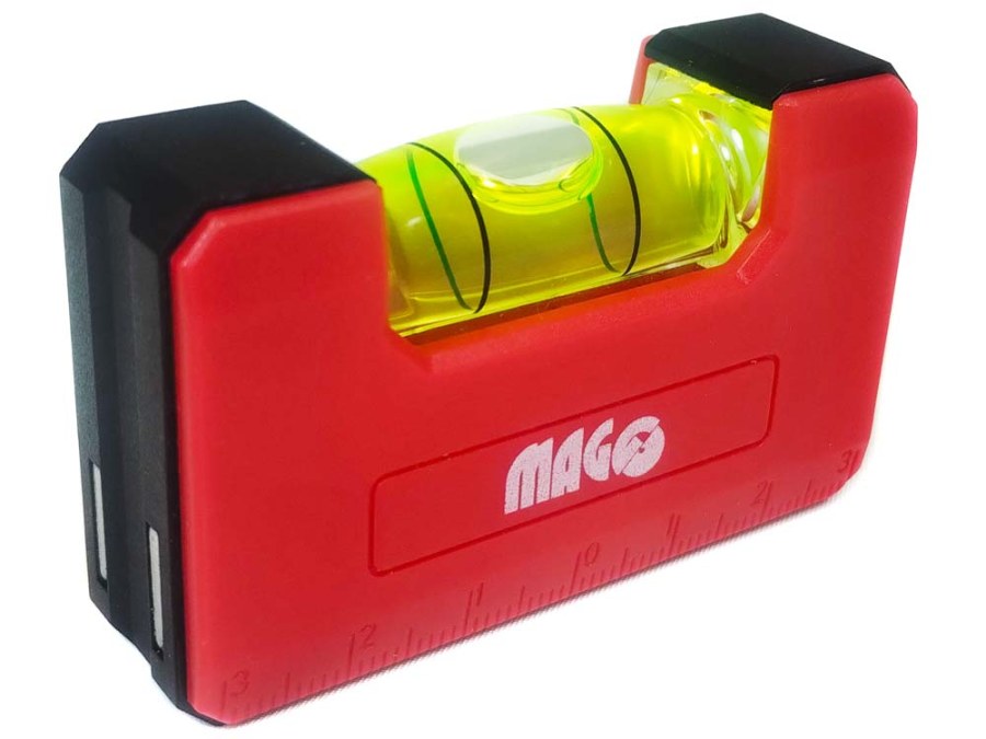 Vodováha mini magnetická - Zednické nářadí, zahrada, nádoby Nářadí a pomůcky zednické Vodováhy, latě stahovací