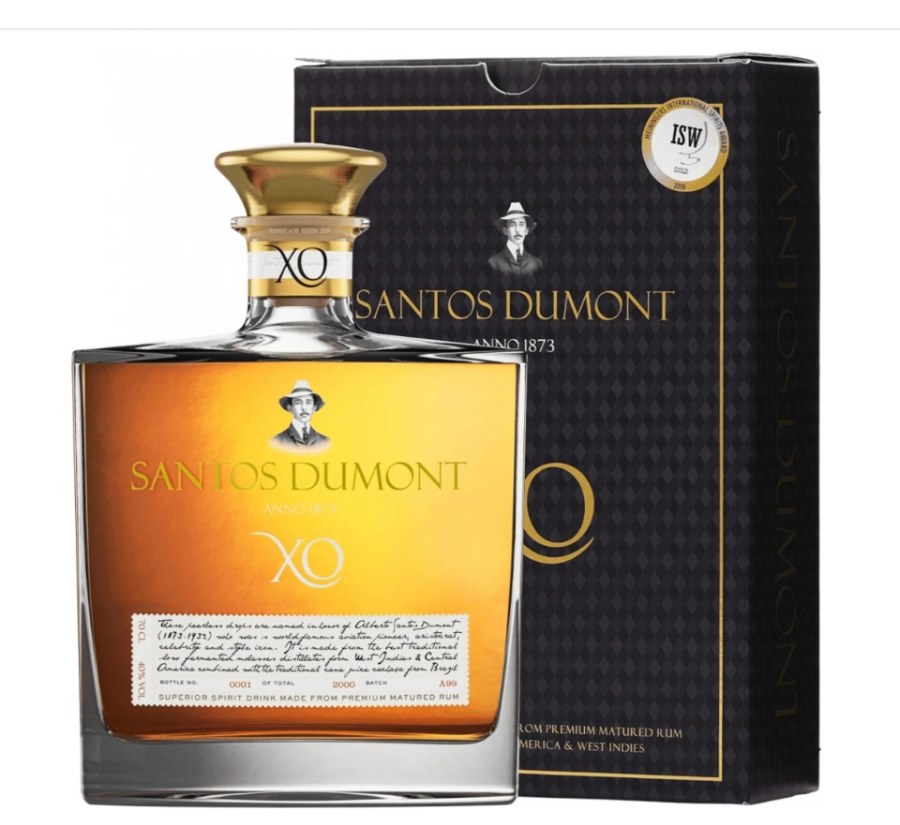 Rum Santos Dumont XO 0,7 l alk.40% dárkové balení - Whisky, destiláty, likéry Rum