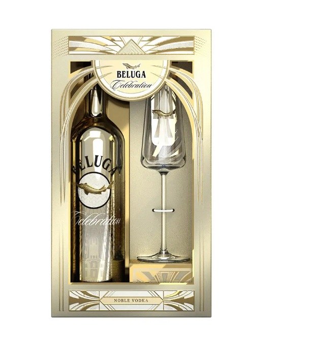 Vodka Beluga Noble Celebration 0,7 l 40% box Vodka Beluga Noble Celebration 0,7 l 40% box - Whisky, destiláty, likéry Vodka