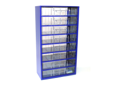 Organizér zásuvkový TOKOZ 12 - 8 L, modrý (MA6753MO)