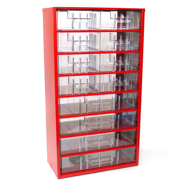 Organizér zásuvkový TOKOZ 12 - 8 M, 4 L, červený (MA6754CV) - Vybavení pro dům a domácnost Schránky, pokladny, skříňky Bedny, boxy ukládací, skříňky