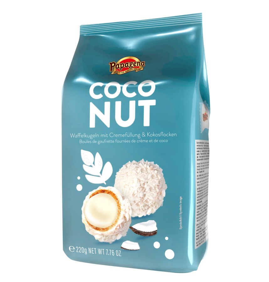 Koule vaflové kokosové 220 g Koule vaflové kokosové 220 g - Delikatesy, dárky Čokolády, bonbony, sladkosti