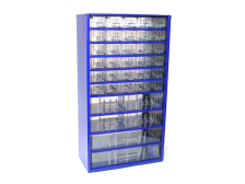 Organizér zásuvkový TOKOZ 12 - 30 S, 4 M, 2 L, modrý (MA6765MO)