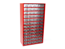 Organizér zásuvkový TOKOZ 12 - 60 S, červený (MA6750CV)
