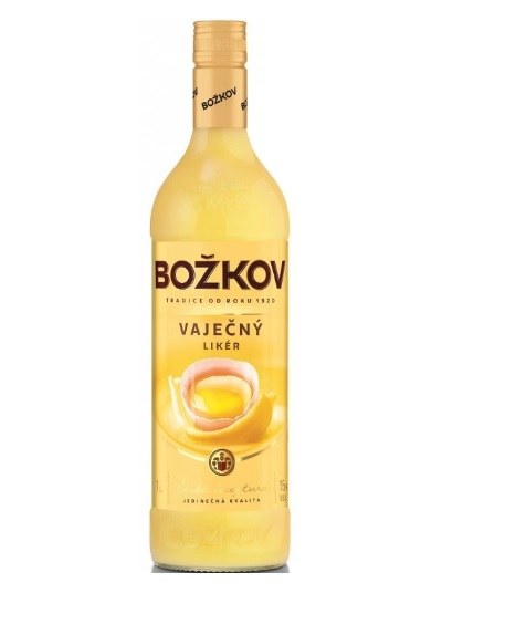 Likér vaječný 1 l Božkov - Whisky, destiláty, likéry Likér