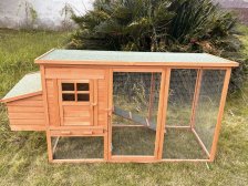 Kurník pro slepice - XL 250 x 90 x 117 cm