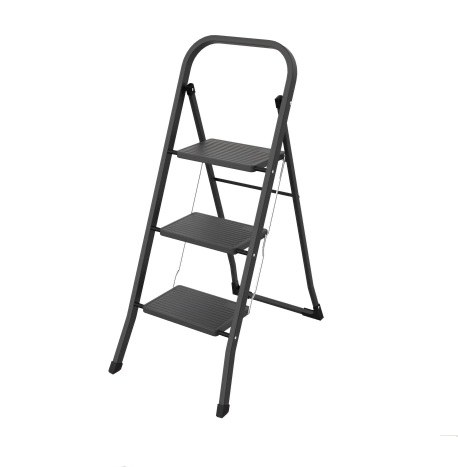 Schůdky PROFI MINI 1 x 3 příčky, jednostranné s madlem - Žebříky, manipul.technika, kolečka Schůdky Schůdky železné