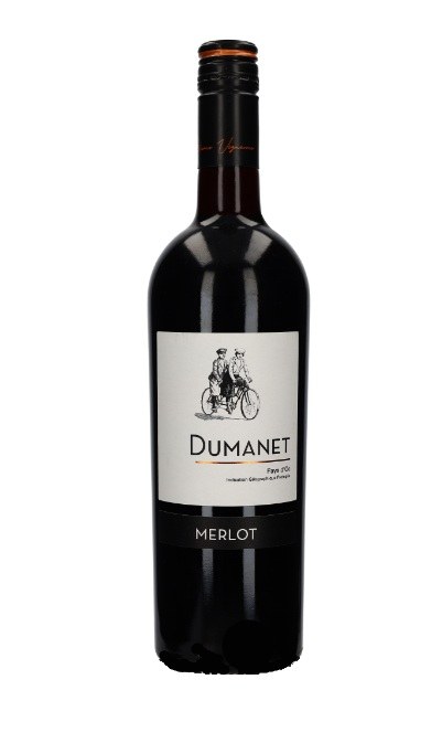 Víno MERLOT ROUGE DUMANET 2024 IGP 0,75 l, alk. 14 %, červené - Víno tiché Tiché Červené