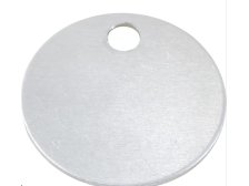 Štítky identifikační hliníkové 30 mm, 1-100 (BOX-100)