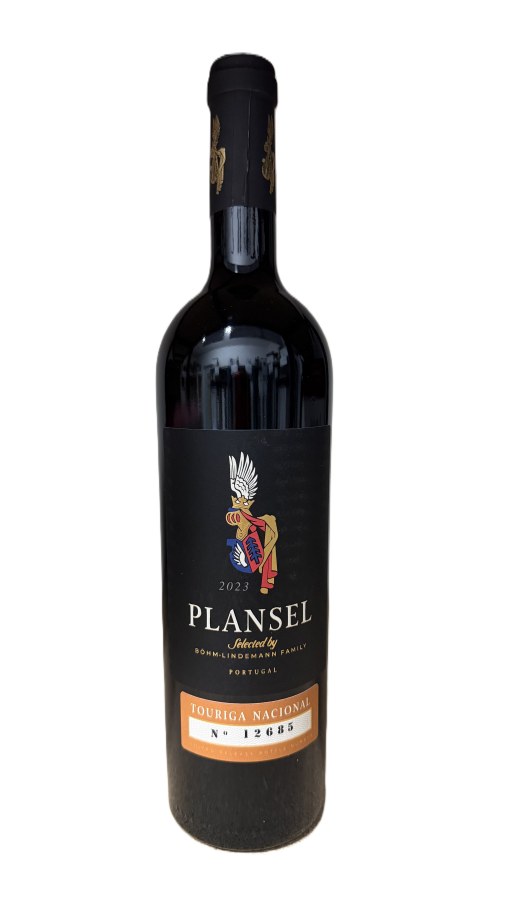 Víno VRA T Red Plansel Touriga Nacional 2023, 0,75 l, 14 měsíců v dubovém sudu, alk. 15 %