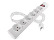 Ochrana přepěťová P54015 6Z 1,5 m bílá