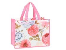 Taška ekologická se zipem KVĚTY 14 l 34 x 25 x 15 cm