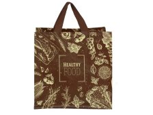 Taška ekologická PIKNIK - HEALTHY food hnědá 24 l 34,5 x 33,5 cm