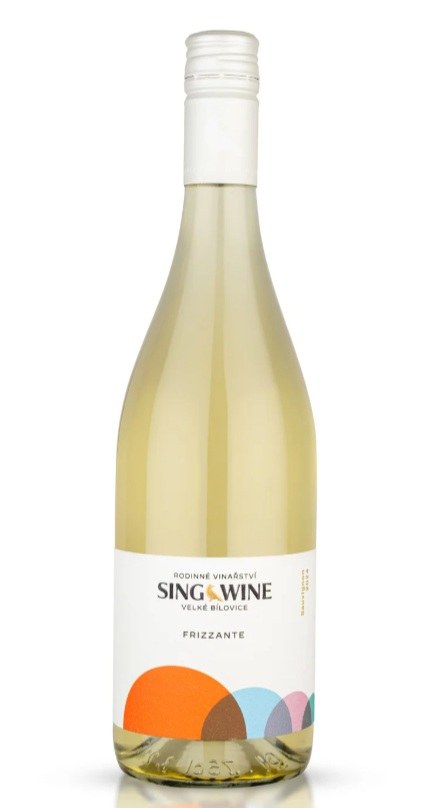 Víno Frizzanté Sauvignon 2024 MZV jemně perlivé polosuché, alk. 13,5%, č.š. 15-24 - Vína šumivá