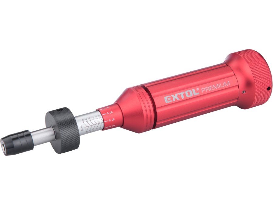 Klíč momentový na hroty 1/4", 1 - 6 Nm, CrV EXTOL PREMIUM
