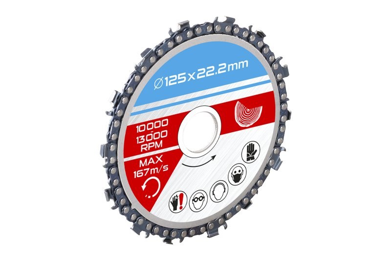 Kotouč řezný řetězový 125 x 22,2 mm FESTA - Brusivo, vrtáky, závitořezy, kartáče Brusné a řezací materiály Kotouče řezací