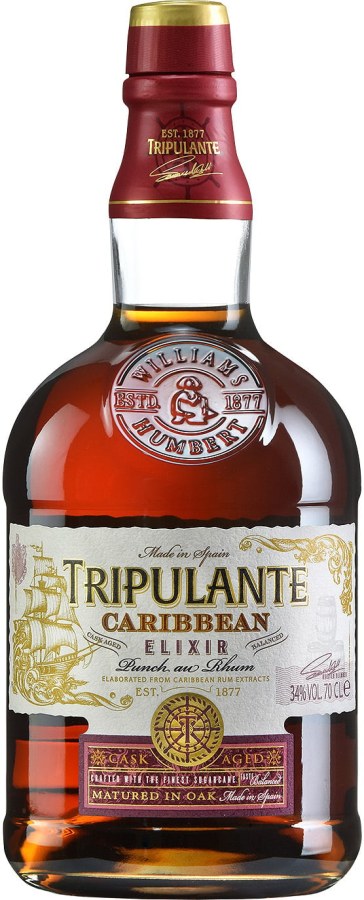 Rum Tripulante Caribbean Elixir 0,7 l alk. 34% Rum Tripulante Caribbean Elixir 0,7 l alk. 34% - Whisky, destiláty, likéry Rum