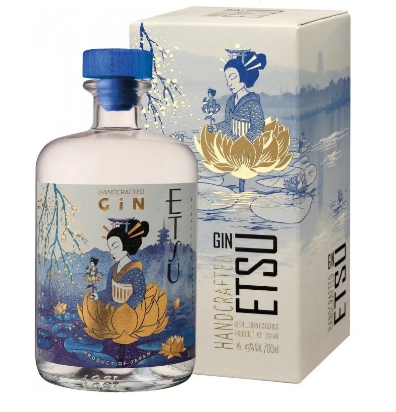 Gin Etsu Japanese 0,7 l alk. 43% box Gin Etsu Japanese 0,7 l alk. 43% box - Whisky, destiláty, likéry Ostatní lihoviny