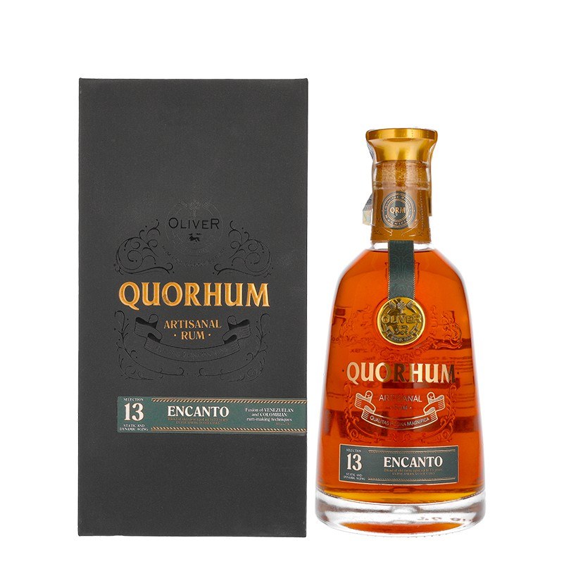 Rum Quorhum Encanto 13 0,7 l alk. 40 % box Rum Quorhum Encanto 13 0,7 l alk. 40 % box - Whisky, destiláty, likéry Rum