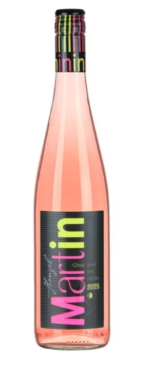 Víno Martin Růžový 2025 MZV polosuché, 0,75 l, alk. 11%, č. š. 1525HA Víno Martin Růžový 2025 MZV polosuché, 0,75 l, alk. 11%, č. š. 1525HA - Víno tiché Tiché Růžové