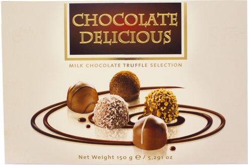 Bonboniéra - pralinky Delicious Chocolate 150 g - Delikatesy, dárky Delikatesy
