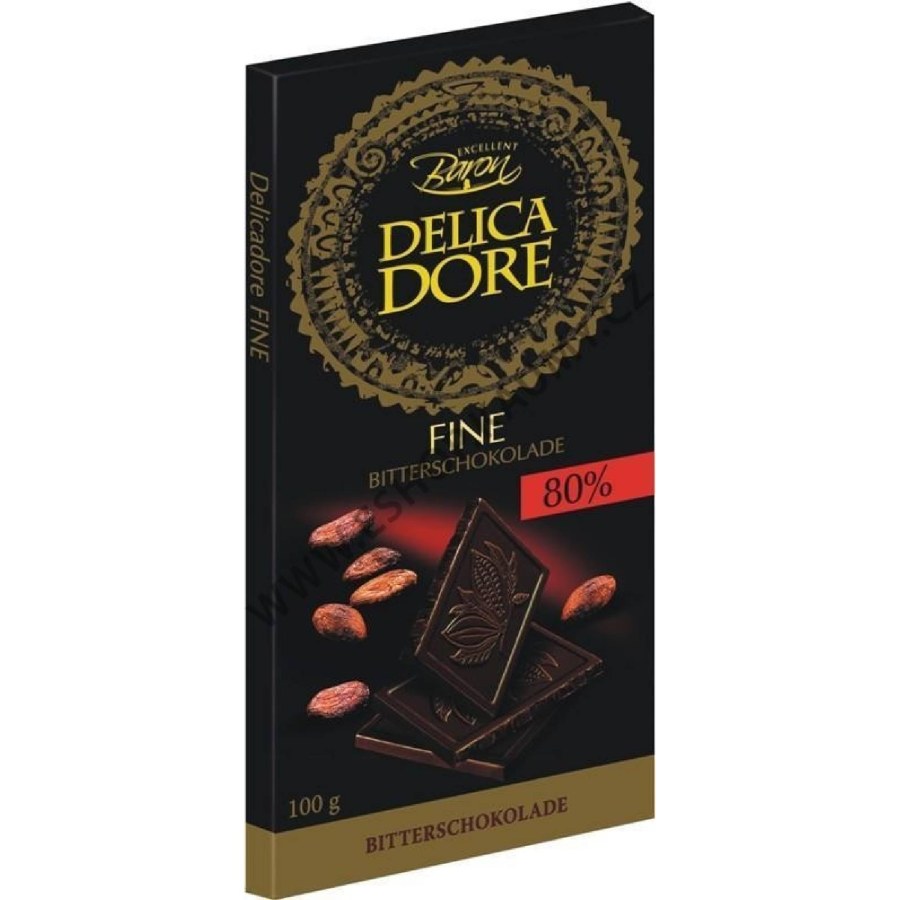 Čokoláda Delicadore fine hořká 80% 100 g - Delikatesy, dárky Delikatesy