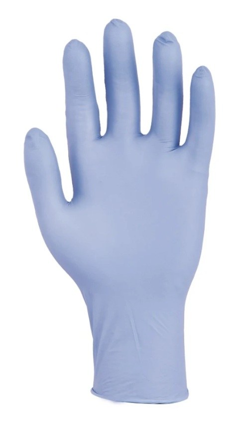 Rukavice jednorázové SEMPERGUARD®Comfort velikost 9 nepudrované modré