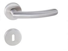 Kování rozetové NERO-R 2233 klika/klika klíč broušená nerez BN