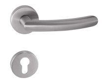 Kování rozetové NERO-R 2233 klika/klika vložka broušená nerez BN